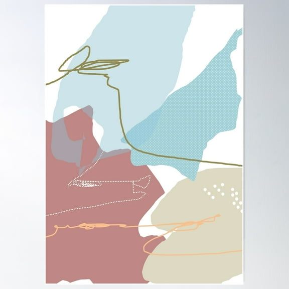 Purple Abstract Graffiti Poster Wall Art, Modern Wall Decor For Living Room Bedroom, 8x12 UNFRAMED