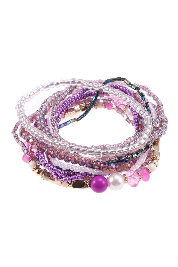 Purple Acrylic Bracelet for Women Comfortable Lightweight Fashion Jewelry Gifts