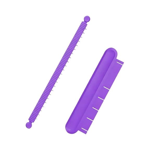 Purple Adjustable Cake Arch Ruler And Baking Measurement Tool For Home Baking Dessert Shops 9.76 In
