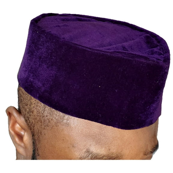 Purple African Velvet Hat