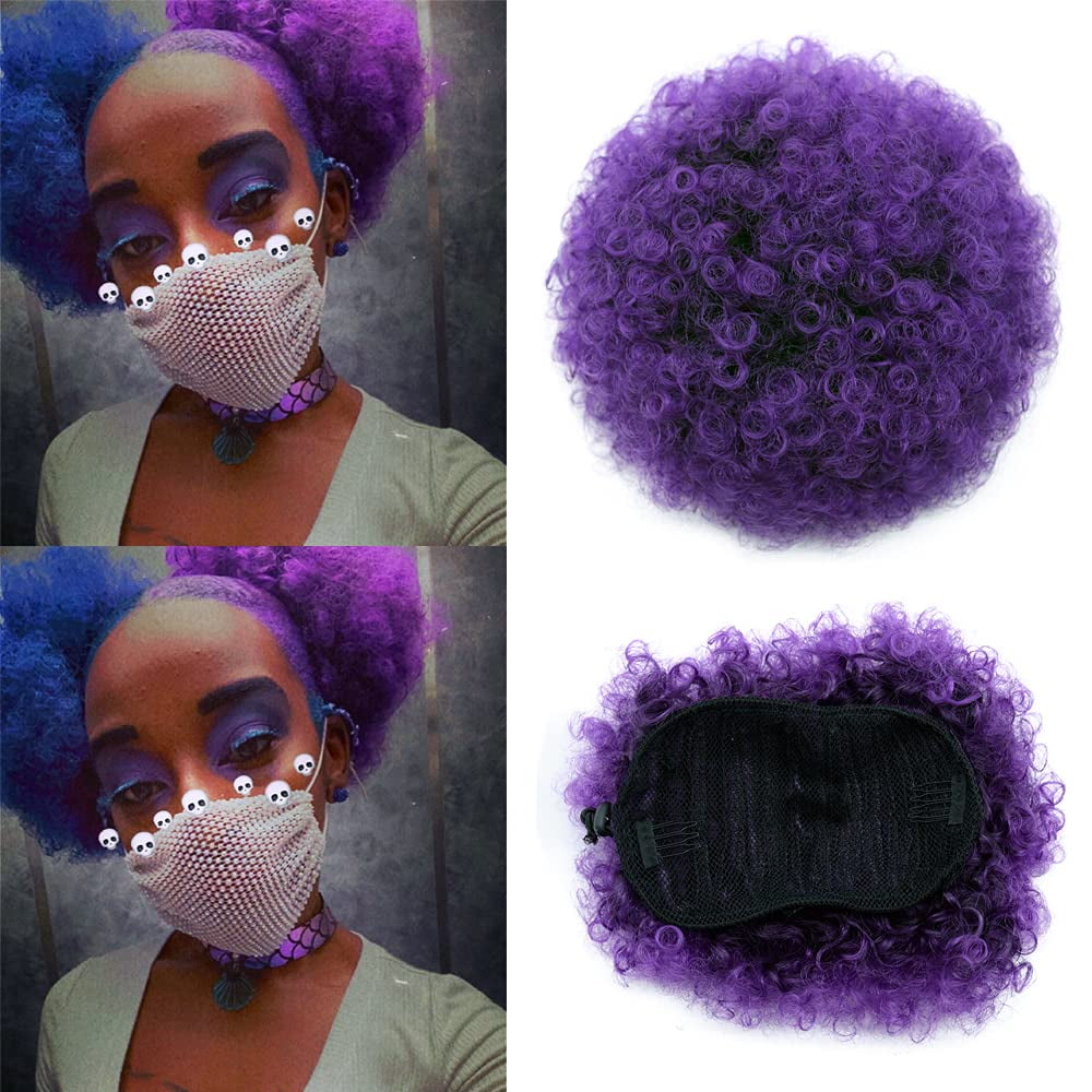 Purple updo wig hot sale