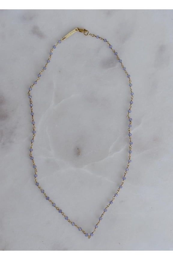 Purple Agate Multi Wrap Necklace