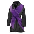 thumbnail image 1 of Purple All Cancer Awareness Ribbon Women Bathrobe One Size Univeral Fits, Cancer Awareness Fight Fashion Lightweight Plush Fleece Long Robe For Women, 1 of 3
