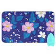 thumbnail image 1 of Purple Art Flowers Ironing Mat Blanket for Table Top Travel Portable Ironing Board Pad 47.2x27.6 Inch, 1 of 6