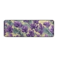 thumbnail image 1 of Purple Art Flowers Runner Rug for Hallways Kitchen Non Slip 2'x 6' Washable Hall Carpet for Bedroom Entryway Laundry Room, 1 of 7
