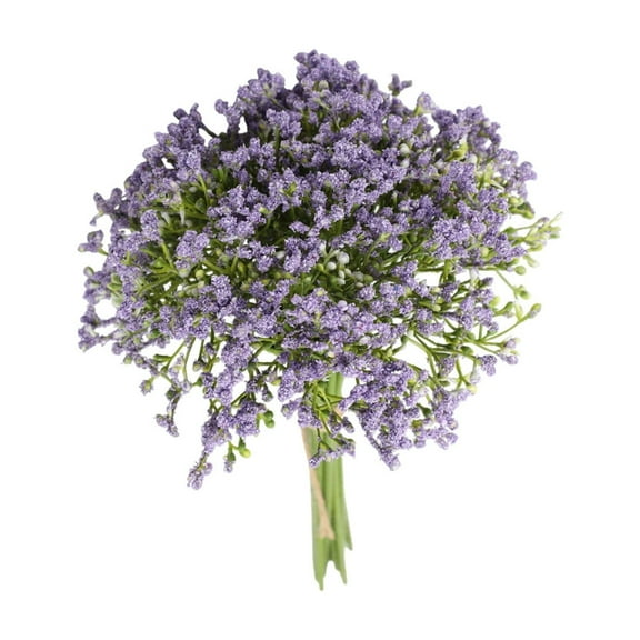 Purple Artificial Gypsophila Flower Bouquet 12 Stems Hand Bouquet Wedding Home Fake Flowers Decoration