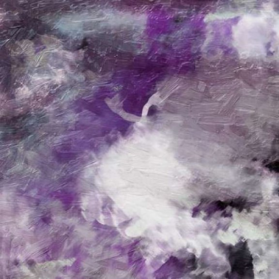 Purple Atmosphere 2 Poster Print by Jace Grey JGSQ107B4