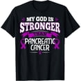 thumbnail image 1 of Purple Awareness Ribbon - Pancreatic Cancer Survivor T-Shirt, 1 of 5