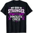 thumbnail image 1 of Purple Awareness Ribbon - Pancreatic Cancer Survivor T-Shirt, 1 of 4