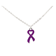 Purple Awareness Ribbon for Alzheimers, Pancreatic Cancer, Epilepsy, Lupus, and Fibromyalgia