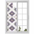 thumbnail image 1 of Purple Aztec Window Privacy Film, Southwest Boho Abstract Gray Geometric Static Cling UV Sun Blocking Heat Control Window Tint Day and Night, Non-Adhesive One Way Windows Privacy Cover 17.7''x78.7'', 1 of 7