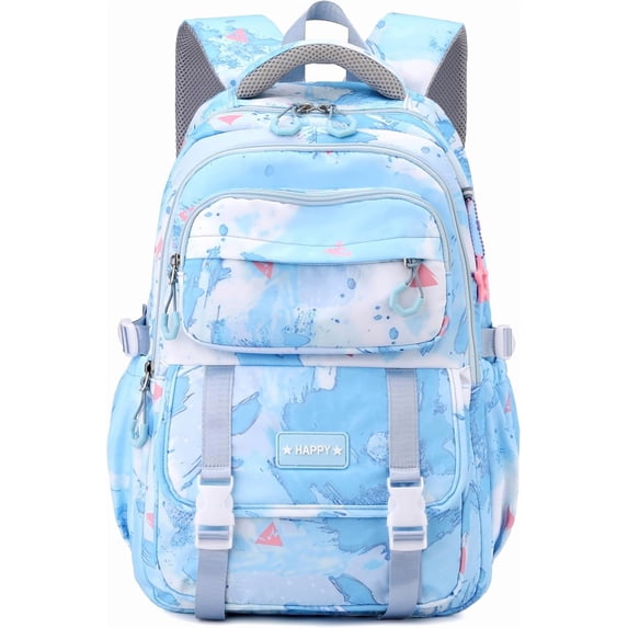 Purple Backpack with Lunch Box Elementary Middle High School Backpacks Students Bookbag Set School Bags