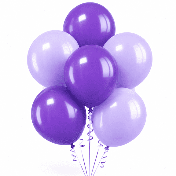 Purple Balloons 18 Inch Large Lavender 12 Round Latex Party