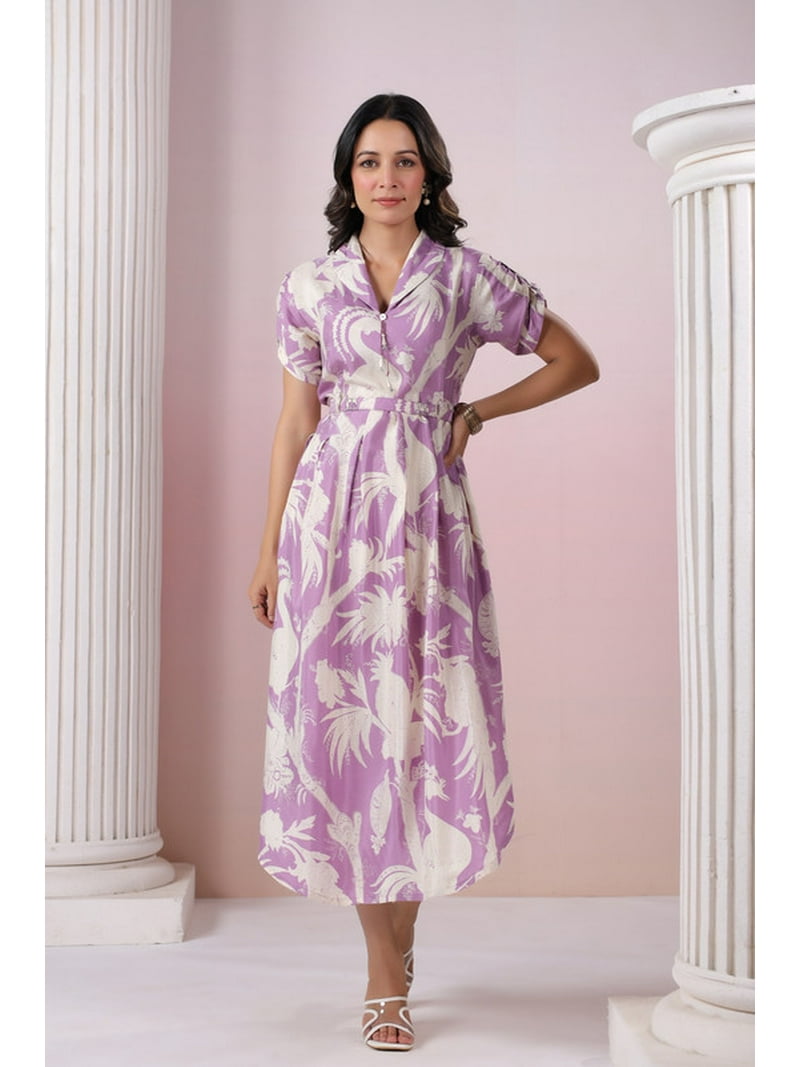 cream and purple dress cream and lilac floral sweet 16 dress with gold