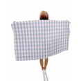 thumbnail image 1 of Purple Beach Towels Oversized Super Absorbent, Grid Checkered Plaid Gingham Lattice Trellis Lightweight Bath Towel Quick Dry Sets For Bathroom/Pool/Rv Camping/Beach Play/Gym Room/Picnic 31"x62", 1 of 8