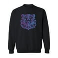 thumbnail image 1 of Purple Bear Head Design Sweatshirt Women -Image by Shutterstock, Female Large, 1 of 4