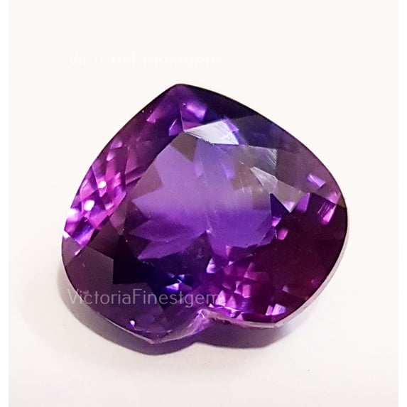 Purple Bio Color Sapphire 10.30 CT Heart Shape Color Use For Pendant/Ring High Quality Free Shipping Loose Gemstone