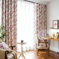 thumbnail image 1 of VOGOL Purple Bird Printed Bedroom Blackout Curtains, Grommet Window Panels, Floral Drapes for Room Office, One Panel, W52x96, 1 of 5