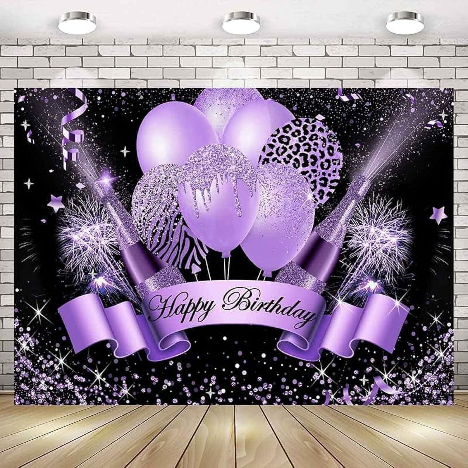Sunflower Birthday Banner - 72.8x15.7 Inch Yellow Polyester Banner For Party Photo Backdrop