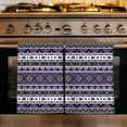thumbnail image 1 of Purple Black Boho Kitchen Towels Set of 3, Vintage Tribal Striped Southwestern Absorbent Dish Towels for Kitchen, Microfiber Hand Towel, Quick Drying Tea Towel for Cleaning Decorative Dishcloths, 1 of 7