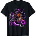 thumbnail image 1 of Purple Black Cowboy Cowgirl Western Rodeo Melanin Black History T-Shirt TShirt, 1 of 4