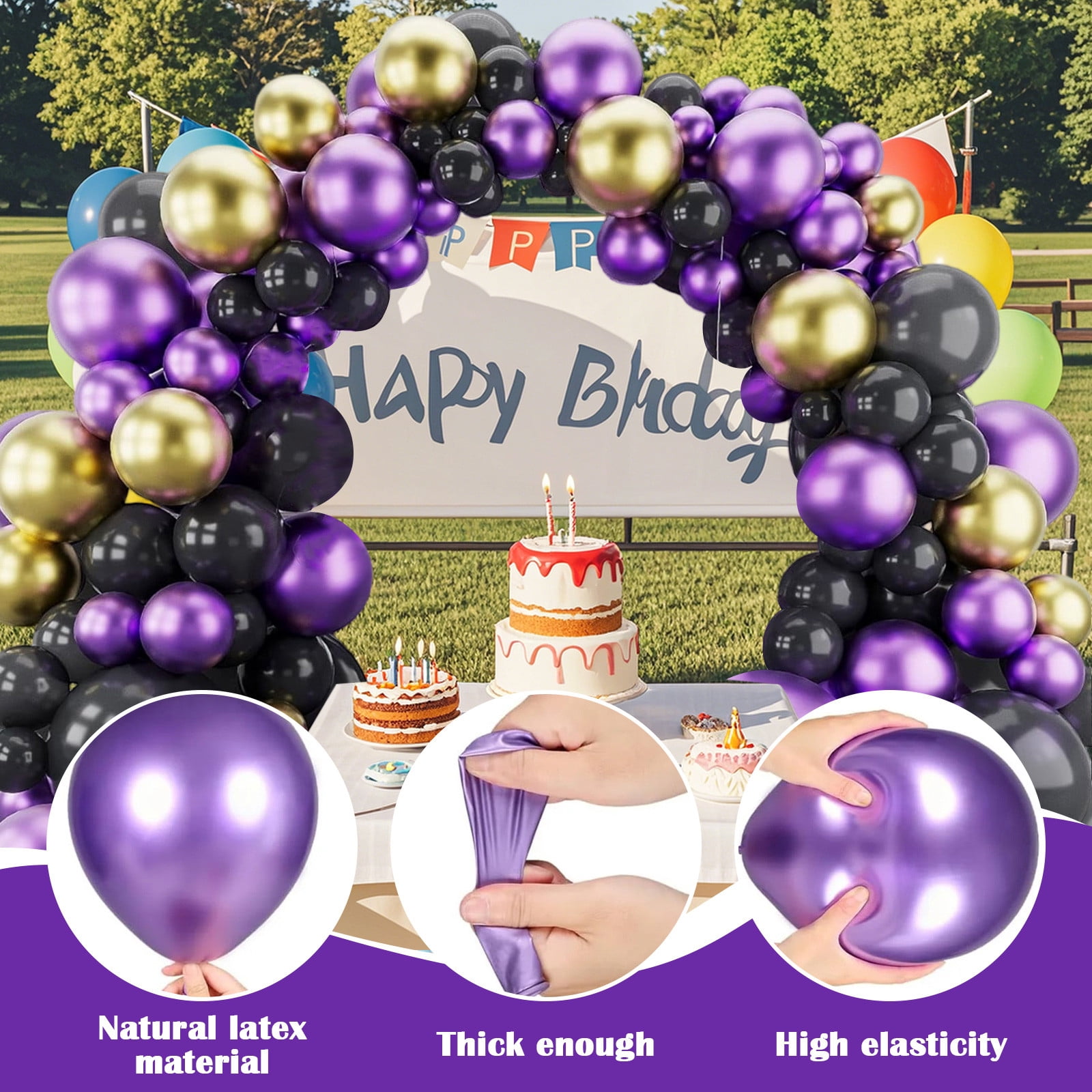 143 Pcs Fall Balloons Arch Garland Kit - Thanksgiving & Autumn Party Decor With Pumpkins