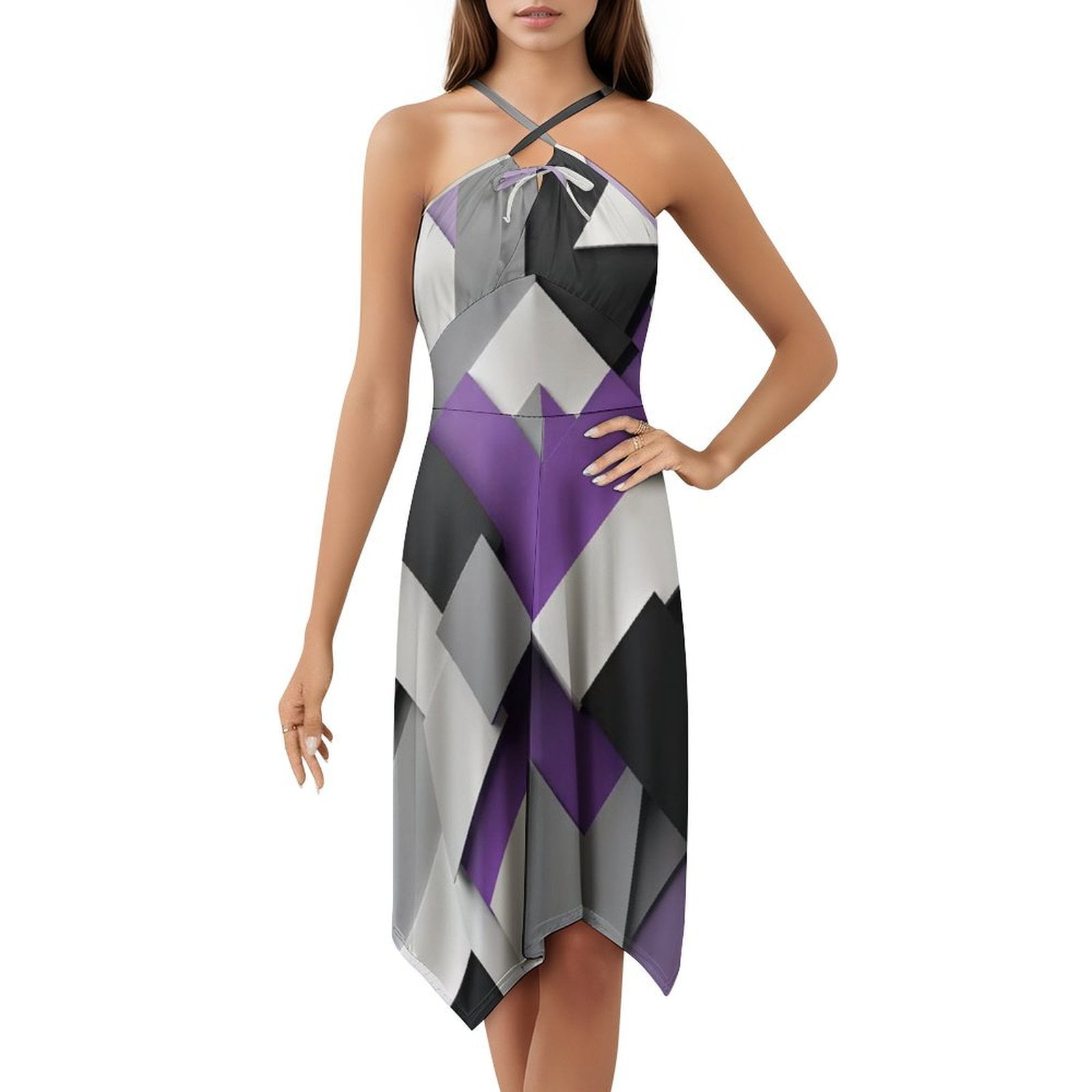 dress with a bow at the back Bridesmay Cocktail Dresses for Women 2024 Wedding Guest Midi V Neck Light Blue Color:Olive Multi length: Maxi