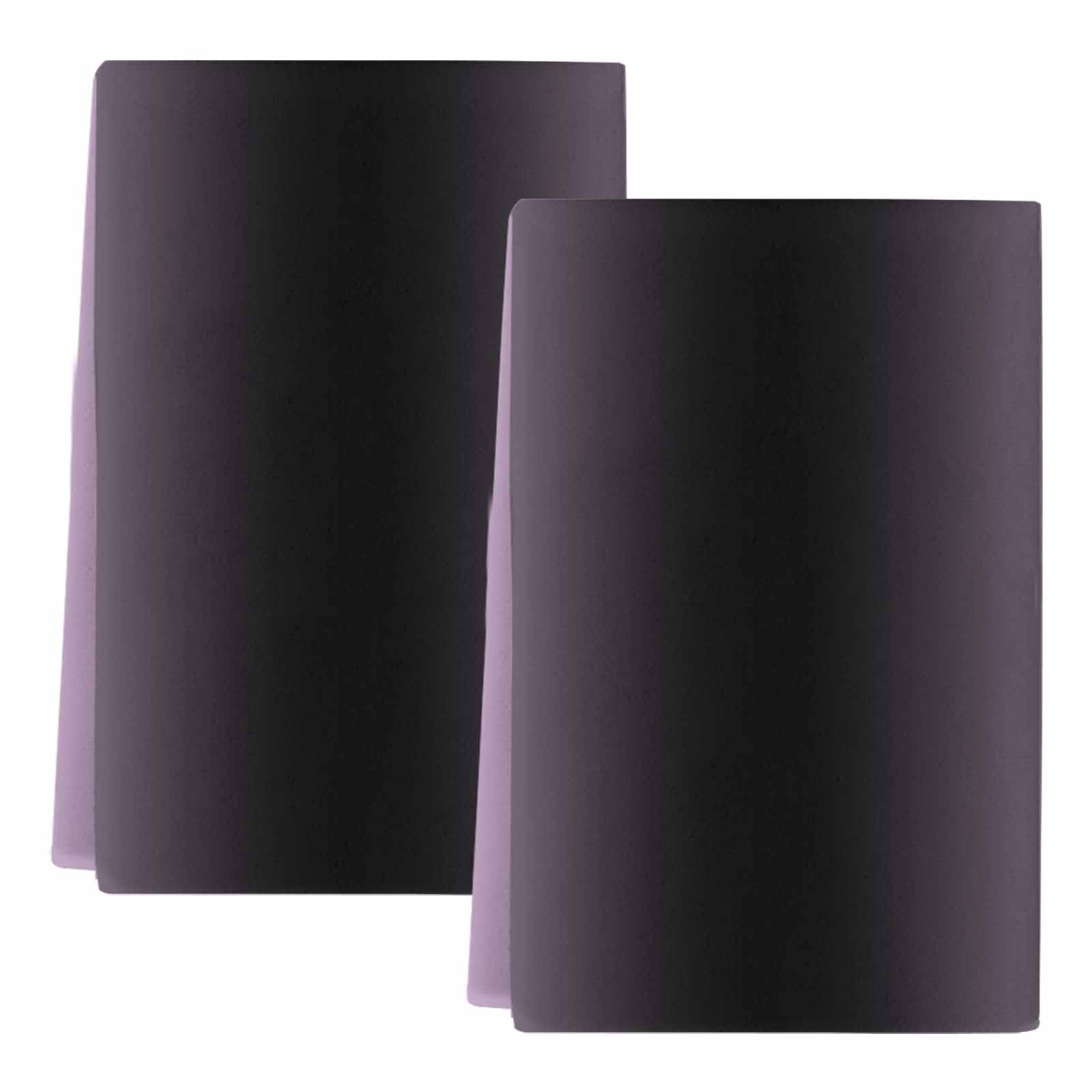 Purple Black Ombre Kitchen Towels Set of 2, Modern Gradient Abstract Art Soft Microfiber Dish Towels, Absorbent Quick-Dry Washable Dishcloths for Kitchen Cleaning, Drying Dishes, 18x28 Inches