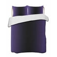 thumbnail image 1 of Purple Black Ombre Summer Quilt Set Full Size,Soft Microfiber Quilted Bedding Set with 2 Pillow Shams,Gradient Contemporary Abstract Art Lightweight All Season Bedspread Coverlet for Bedroom 78"x90", 1 of 6