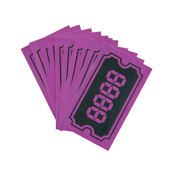 Purple Blank Redmptn Tickets 150 Pcs Un - Party Favors - 150 Pieces
