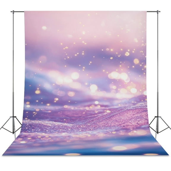 Purple Blue And Gold Wave Backdrop Background for Photography Photo Booth Backdrop for Photoshoot Background Screen Video Recording Parties Curtain