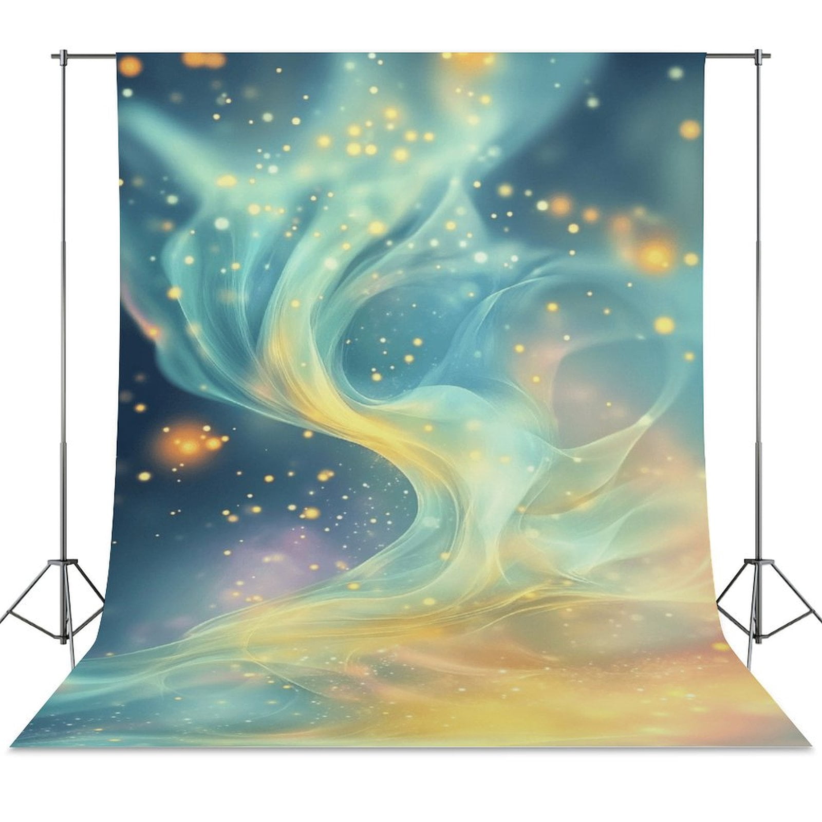 Pin5 Wave Backdrops Purple Blue And Gold Wave Spring Wall Backdrop Background Floral ...