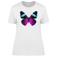 thumbnail image 1 of Purple & Blue Butterfly T-Shirt Women -Image by Shutterstock, Female Medium, 1 of 2