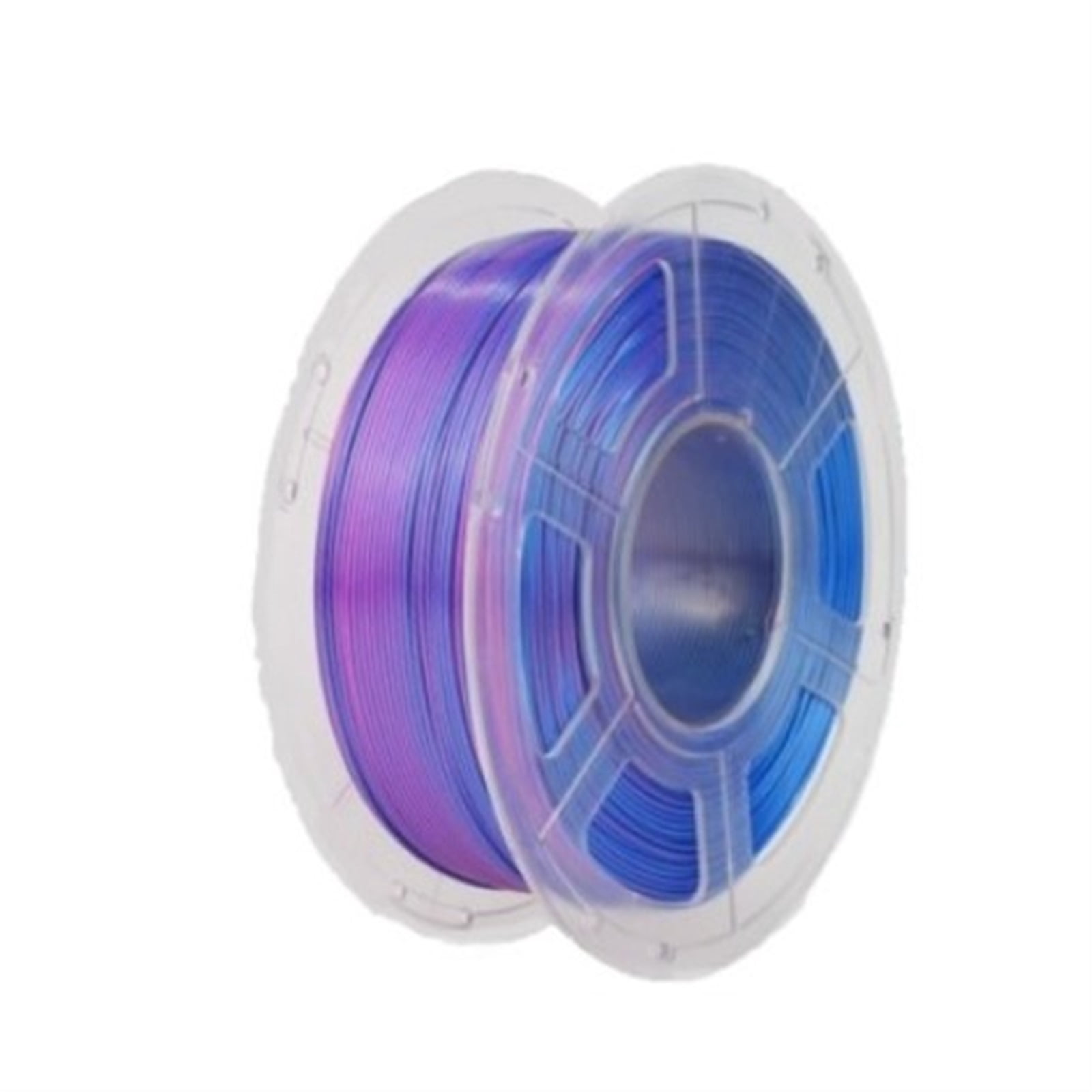Purple-Blue Dual Color Filament, 1.75mm for Most 3D Printers, Diameter Tolerance +/- 0.02mm, 1KG Shiny Coil, Easy-to-Print