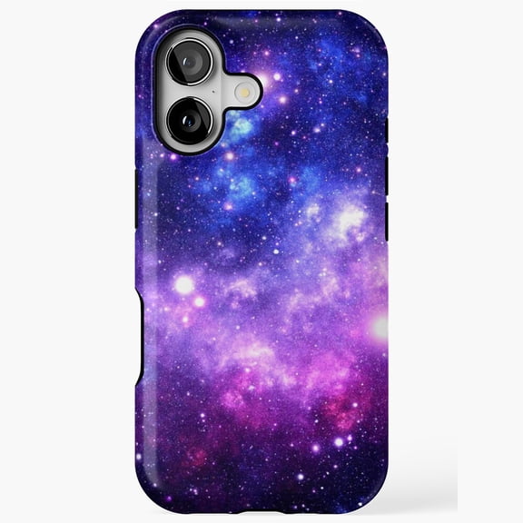 Purple Blue Galaxy Nebula Case for iPhone 17 16 15 14 13 12 11 Pro Max