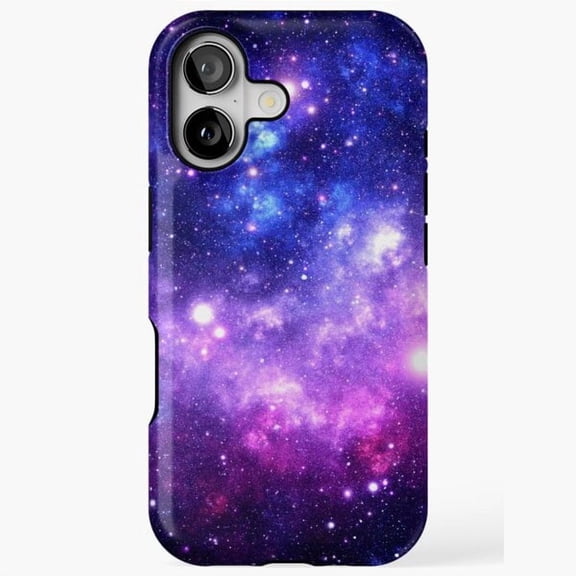 Purple Blue Galaxy Nebula Cosmic Abstract Case for iPhone 17 16 15 14 13 12 11 Pro Max