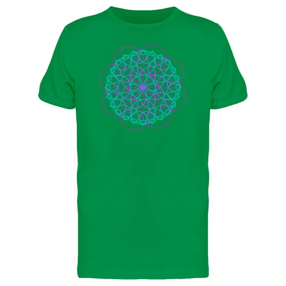Purple & Blue Mandala Art Tee Men's -Image by Shutterstock