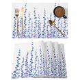 thumbnail image 1 of Purple Blue Polka Dots Placemats Set of 4, Watercolor Abstract Art Placemats for Dining Table, Place Mats for Kitchen Tabletop, Waterproof Wipeable Dining Table Mats Set, 1 of 9