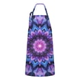 thumbnail image 1 of Purple Blue Tie Dye Pattern Apron-Garden Aprons for Women with Pockets-Cotton Linen Waterproof Kitchen Cooking Gardening Aprons Adjustable for Kitchen,Cooking,BBQ and Salon 33x27 Inch, 1 of 7