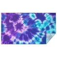 thumbnail image 1 of Purple Blue Tie Dye Pattern Rectangle Tablecloth 60"x102",Waterproof Polyester Rectangle Table Cloth, Wipeable Spillproof Polyester Tablecloth for Dining, Camping, Indoor and Outdoor, 1 of 6