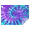 thumbnail image 1 of Purple Blue Tie Dye Pattern Rectangle Tablecloth 60"x84",Waterproof Polyester Rectangle Table Cloth, Wipeable Spillproof Polyester Tablecloth for Dining, Camping, Indoor and Outdoor, 1 of 5