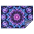 thumbnail image 1 of Purple Blue Tie Dye Pattern Rectangle Tablecloth 60"x84",Waterproof Polyester Rectangle Table Cloth, Wipeable Spillproof Polyester Tablecloth for Dining, Camping, Indoor and Outdoor, 1 of 5