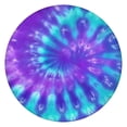 thumbnail image 1 of Purple Blue Tie Dye Pattern Round Fitted Tablecloth with Elastic Edge,Dining Table Cover Waterproof,Outdoor Round Tablecloth for Camping,Dining,Indoor and Outdoor, 1 of 7