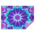 thumbnail image 1 of Purple Blue Tie Dye Spiral Pattern Rectangle Tablecloth 60"x84",Waterproof Polyester Rectangle Table Cloth, Wipeable Spillproof Polyester Tablecloth for Dining, Camping, Indoor and Outdoor, 1 of 5