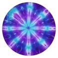 thumbnail image 1 of Purple Blue Tie Dye Spiral Pattern Round Fitted Tablecloth with Elastic Edge,Dining Table Cover Waterproof,Outdoor Round Tablecloth for Camping,Dining,Indoor and Outdoor, 1 of 7