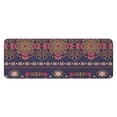 thumbnail image 1 of Purple Boho Tribal Floral and Mandalas Pattern Kitchen Rug Mat,Kitchen Runner Rugs Non Skid Washable,Decorative Kitchen Floor Mats for Kitchen,Sink,Laundry,17"x47.2", 1 of 7