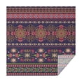 thumbnail image 1 of Purple Boho Tribal Floral and Mandalas Pattern Square Tablecloth,Waterproof Square Table Cover,Wipeable Spillproof Washable Table Cover for Home Kitchen Party Decor 52"x52"(132x132cm), 1 of 6