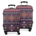 thumbnail image 1 of Purple Boho Tribal Floral and Mandalas Pattern Luggage Cover Fashion Suitcase Cover Baggage Covers Fit 25-28 Inch Luggage (Go Travel), 1 of 5
