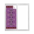 thumbnail image 1 of Purple Boho Window Privacy Film, Country Abstract Geometric Ethnic Aesthetic Static Cling UV Sun Blocking Tint Film Heat Control Windows Films for Bedroom Bathroom, Window Stickers 17.7"x39.3", 1 of 8