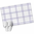 thumbnail image 1 of Purple Buffalo Plaid Bathroom Rug Washable 2x3 Entryway Rug Non Slip Farmhouse Checkered Watercolor Front Door Mat Low Pile Indoor Doormat Throw Floor Carpet for Kitchen Bedroom Entrance, 1 of 9